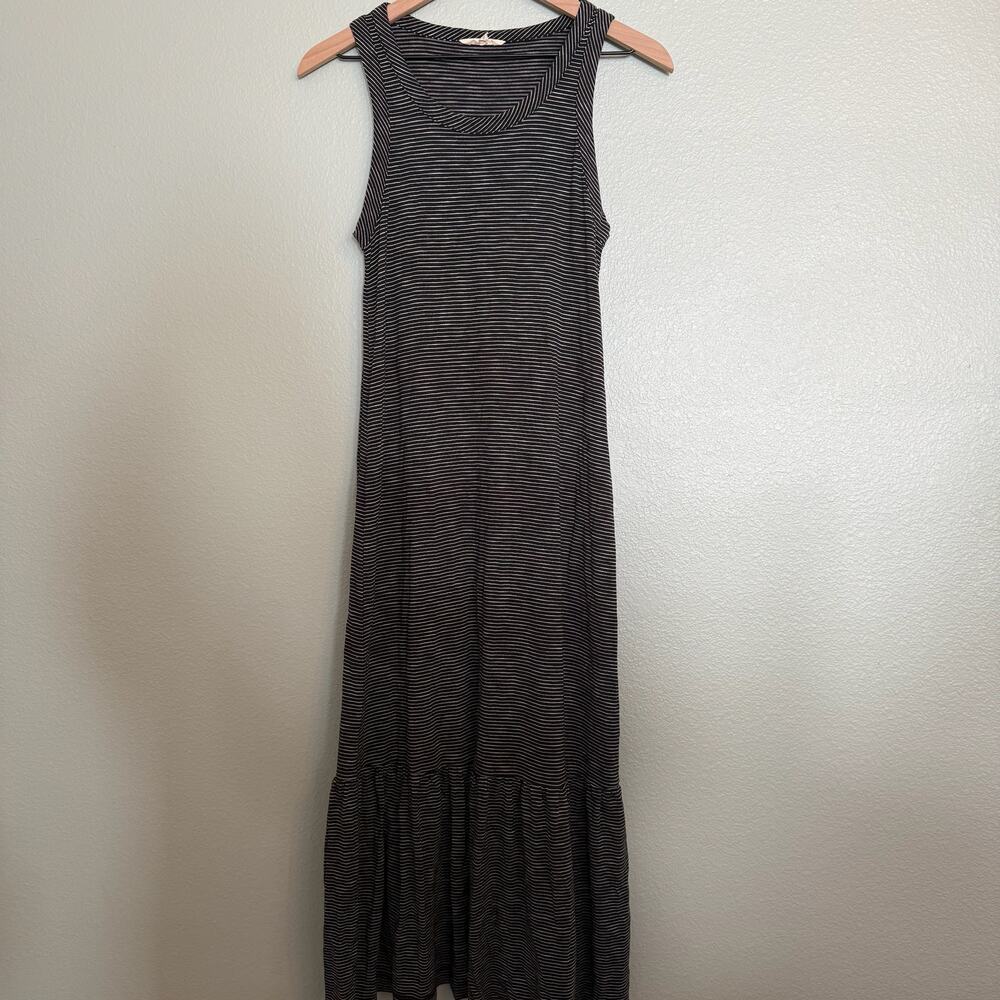 new madewell stripe maxi dress size Medium